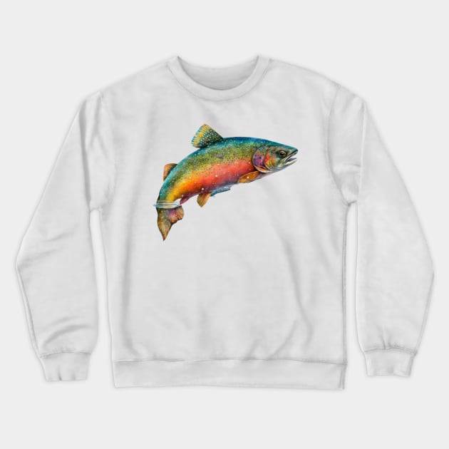 Trout Magic Crewneck Sweatshirt by andreipopescu